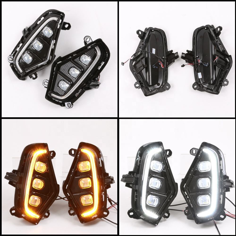 Fog lights LED with Daytime Running light Assembly for Toyota RAV4 2019 2020-2023
