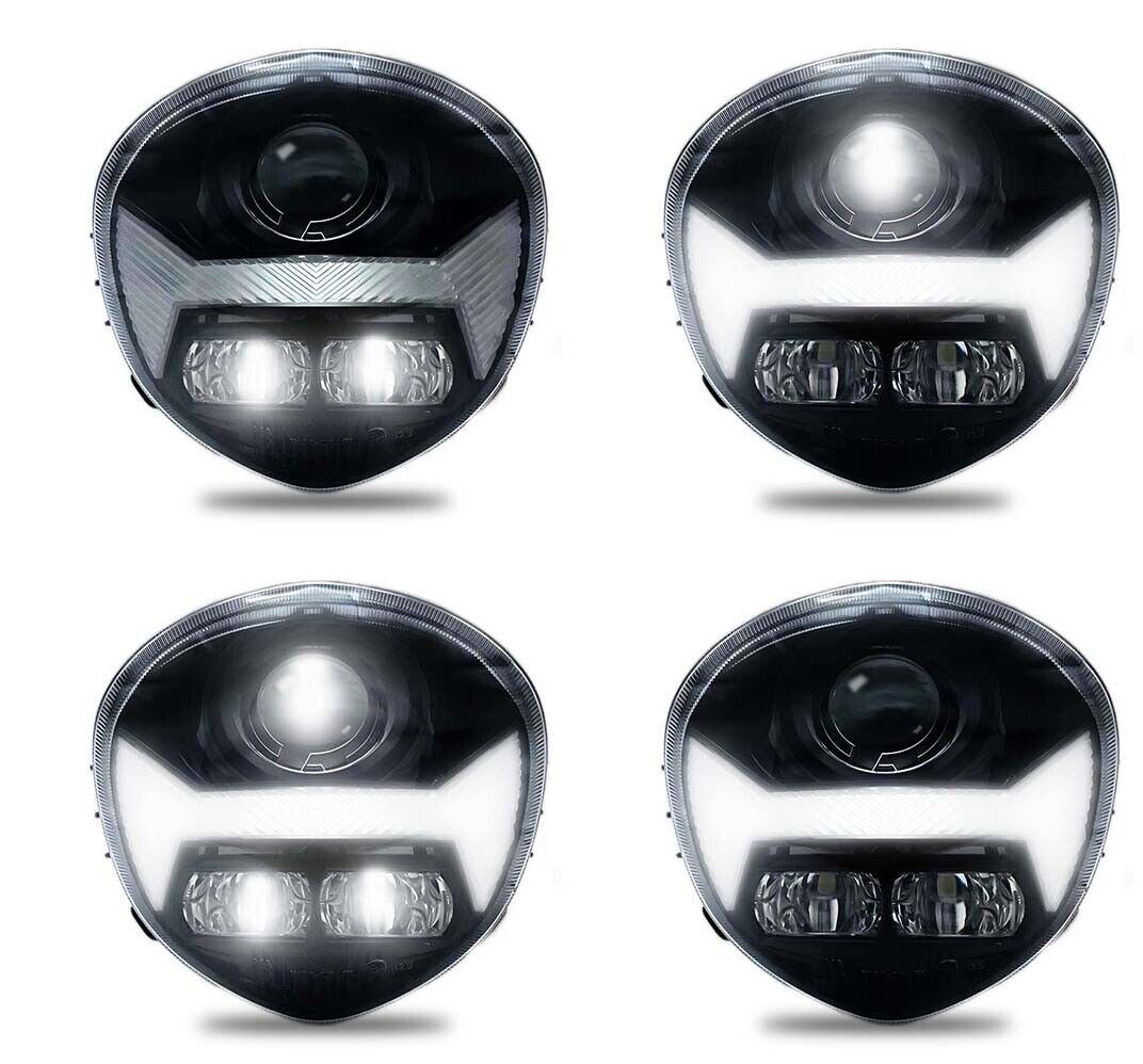 LED Headlight Assembly Dimmable High Low Beam for Yamaha V STAR 1300 XVS 1300CT