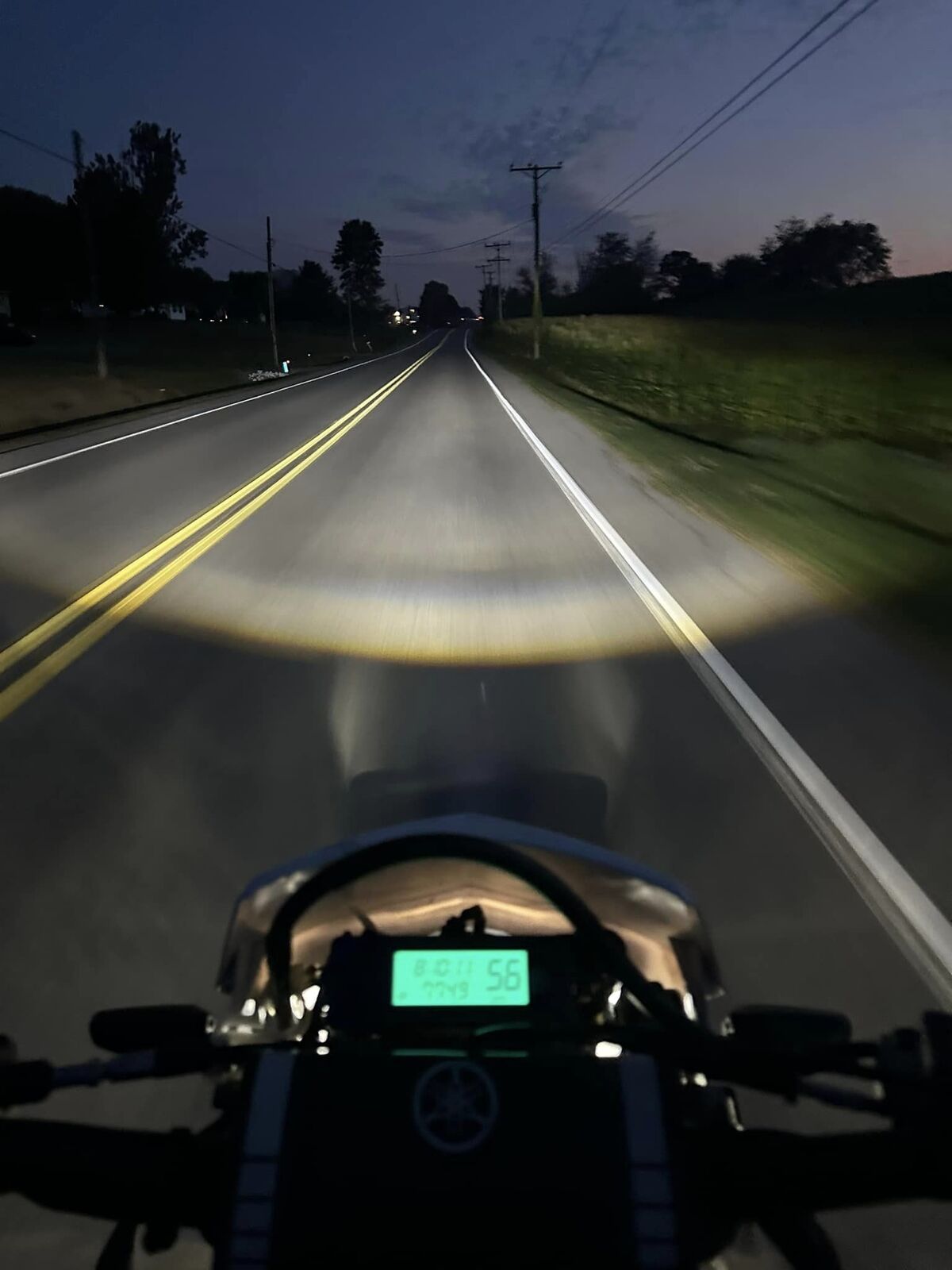 E24 LED Headlight DRL Blue Fairing For Yamaha WR250F WR450F TTR 250 400 426 450