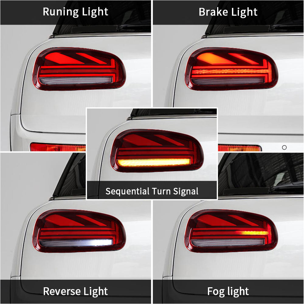 Pair LED Tail Light with Turn Signal for MINI Cooper F54 Clubman 2015-2020