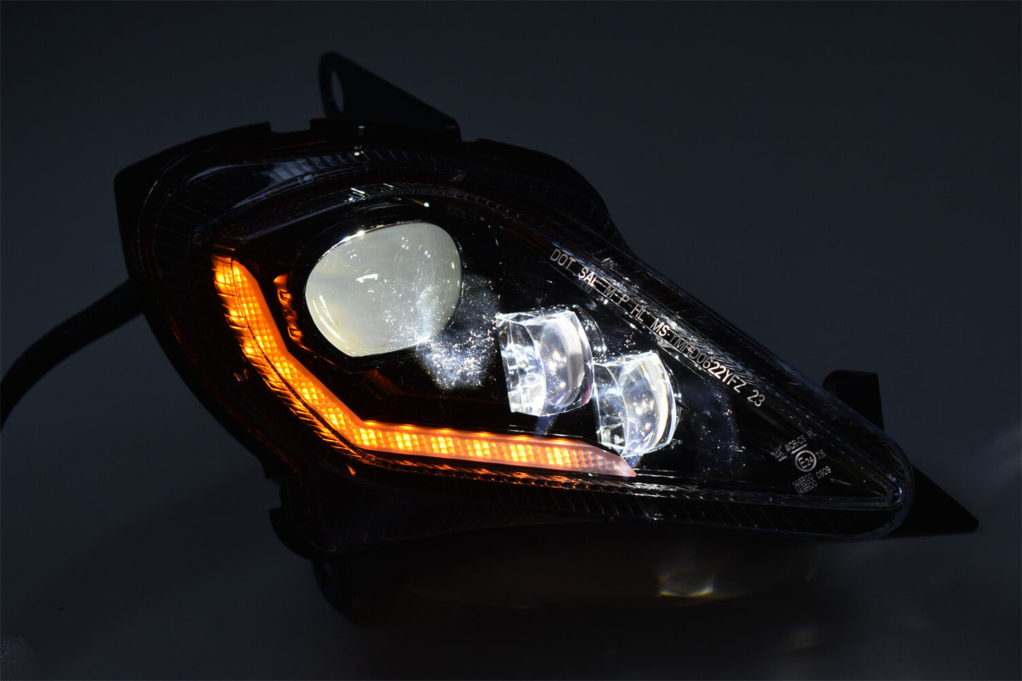Led Headlight Assembly w/ Turn Signal & DRL for Yamaha YFM 250 350 700 700R SE Raptor YFZ 450 YFZ450R 450X