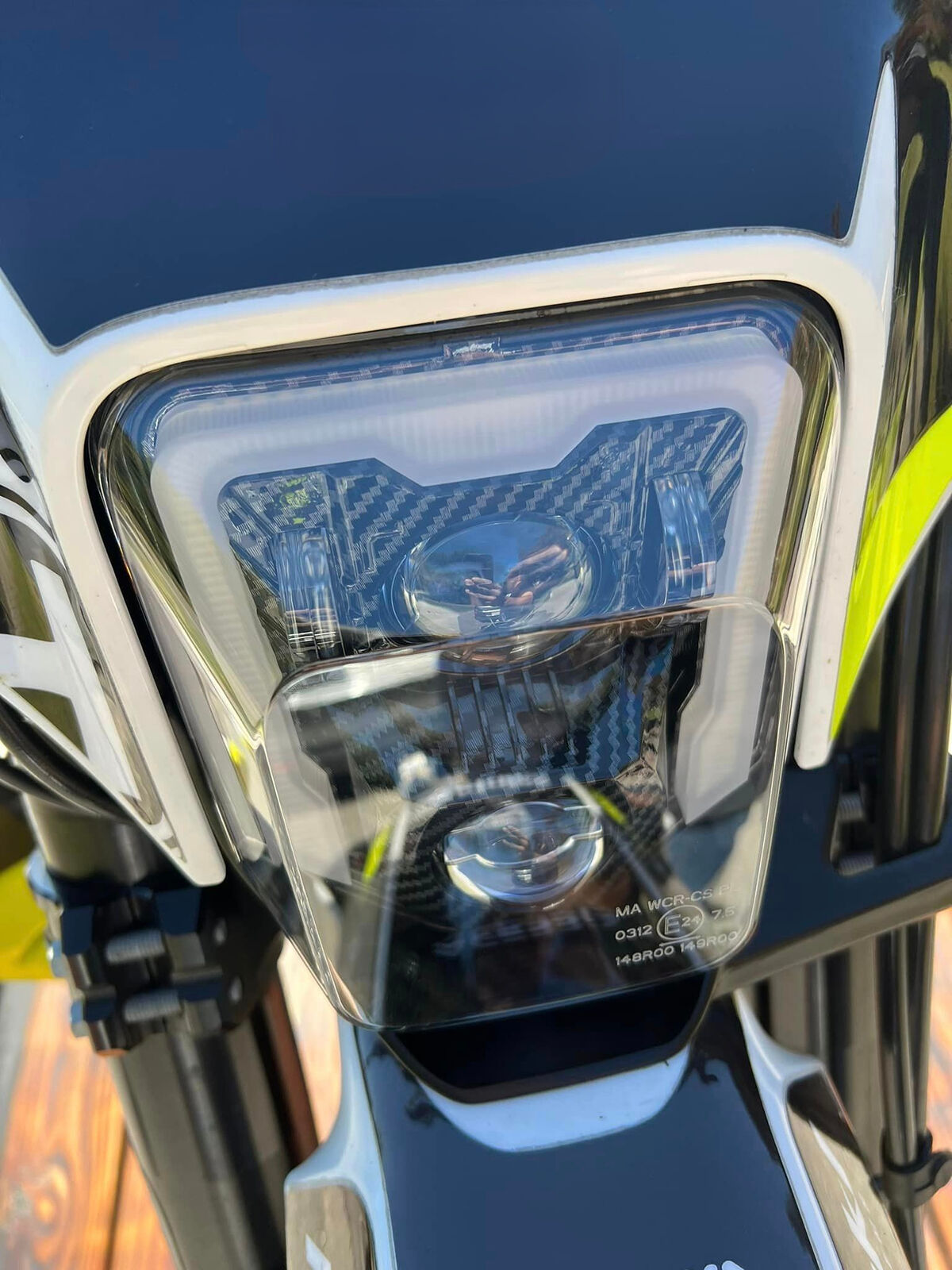 Scheinwerfer LED Kohlefaser für Husqvarna 701 Supermotor FE TE 250 350 450 501