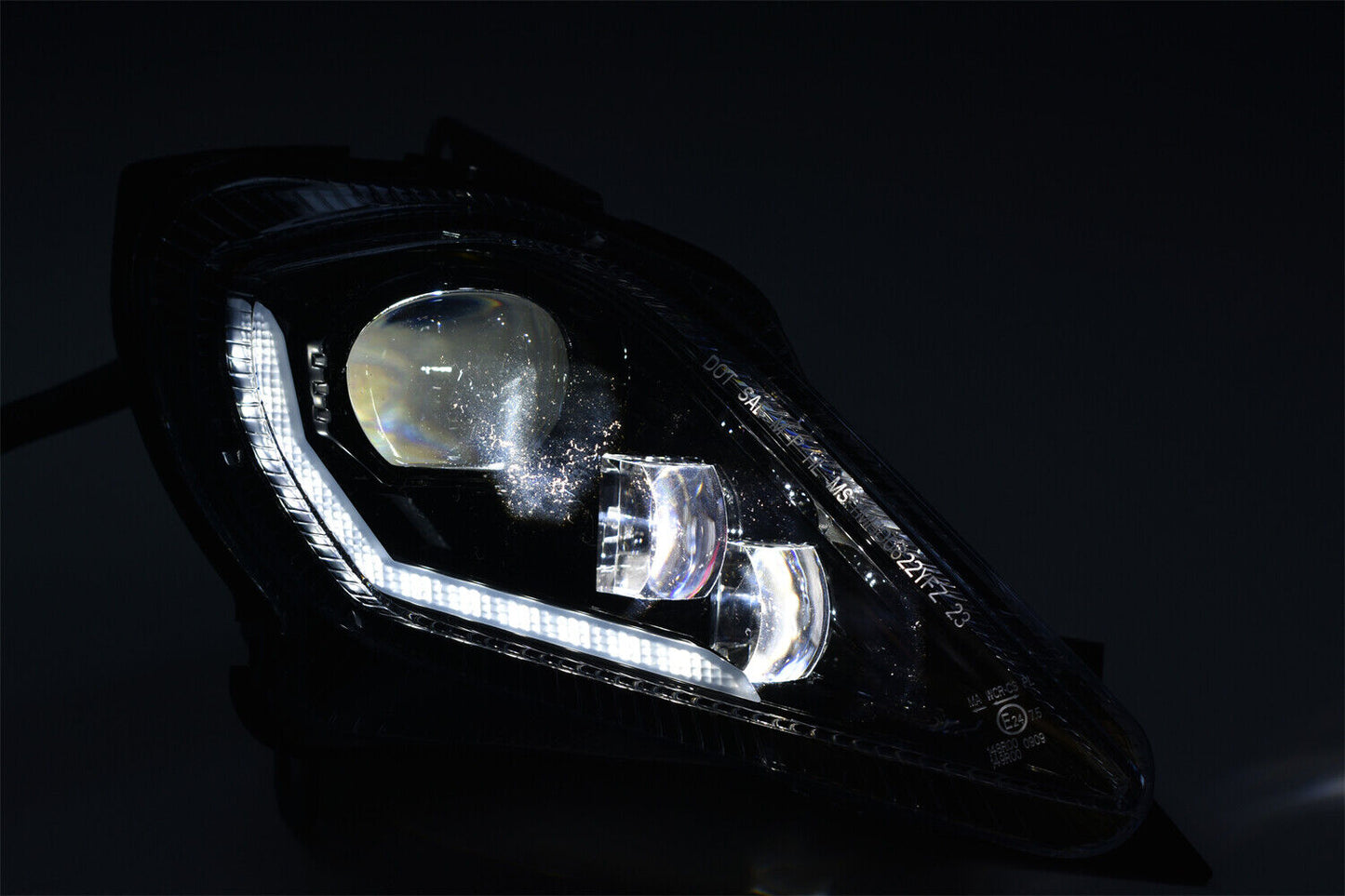 Led Headlight Assembly w/ Turn Signal & DRL for Yamaha YFM 250 350 700 700R SE Raptor YFZ 450 YFZ450R 450X
