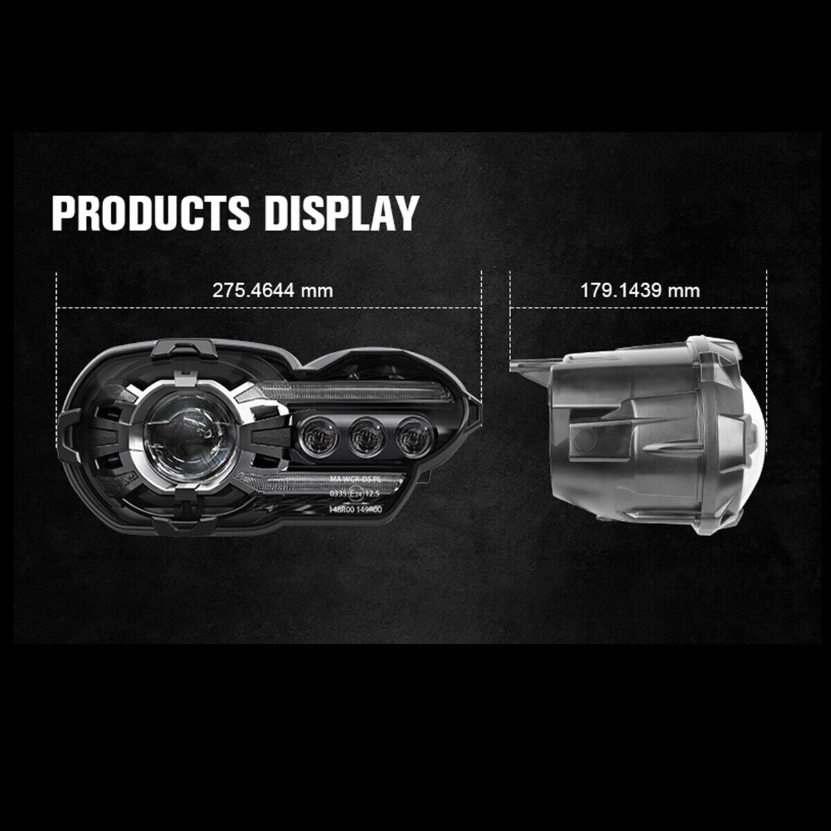 E-24 Genehmigt LED-Scheinwerfer für BMW K1200R 2005-2009 K1300R 2010-2013