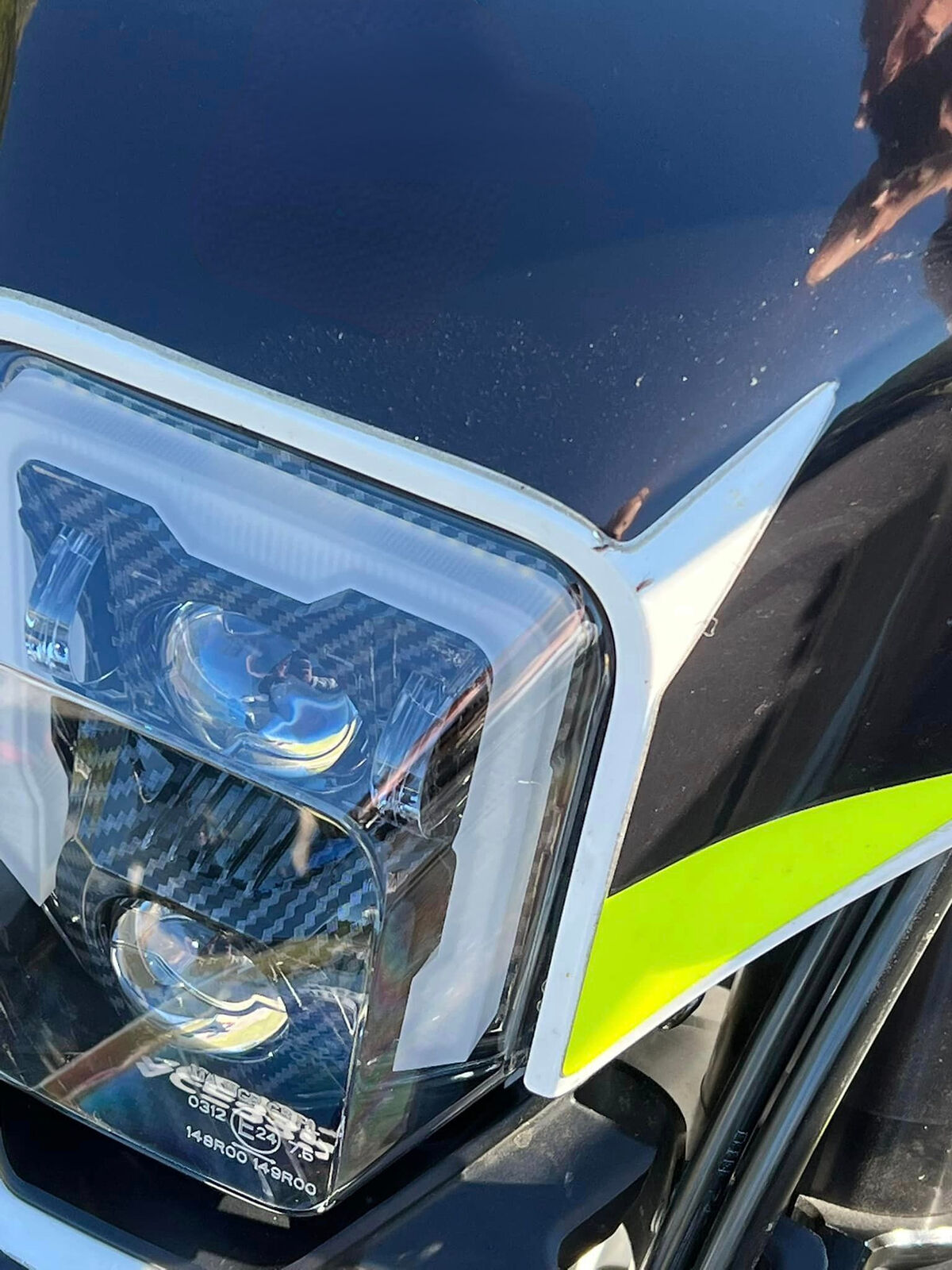 Scheinwerfer LED Kohlefaser für Husqvarna 701 Supermotor FE TE 250 350 450 501