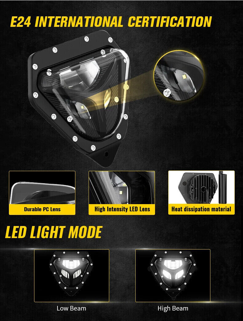 LED Headlight for Sherco SE R SER SE F SEF 50 125 250 300 450 500 Enduro Plug and Play