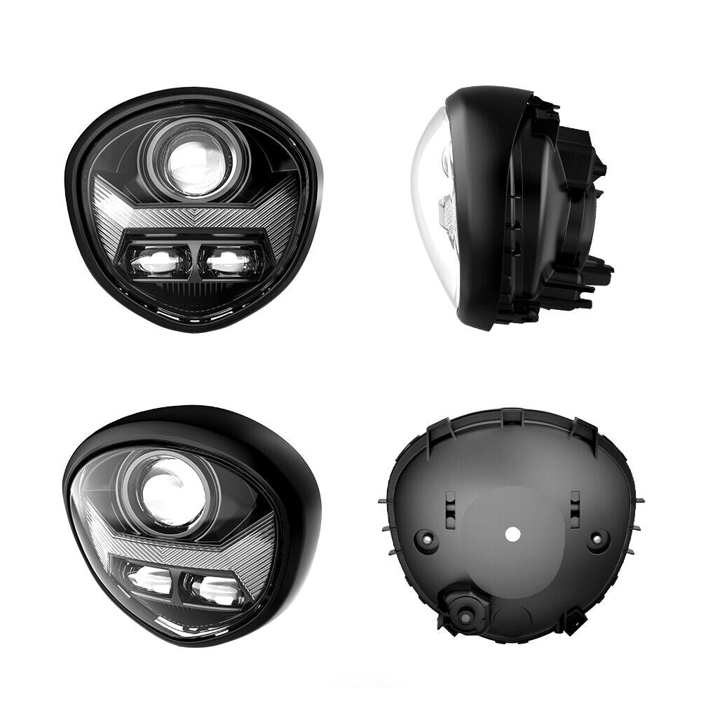for Yamaha V STAR 1300 XVS 1300CT LED Headlight Assembly Dimmable High Low Beam