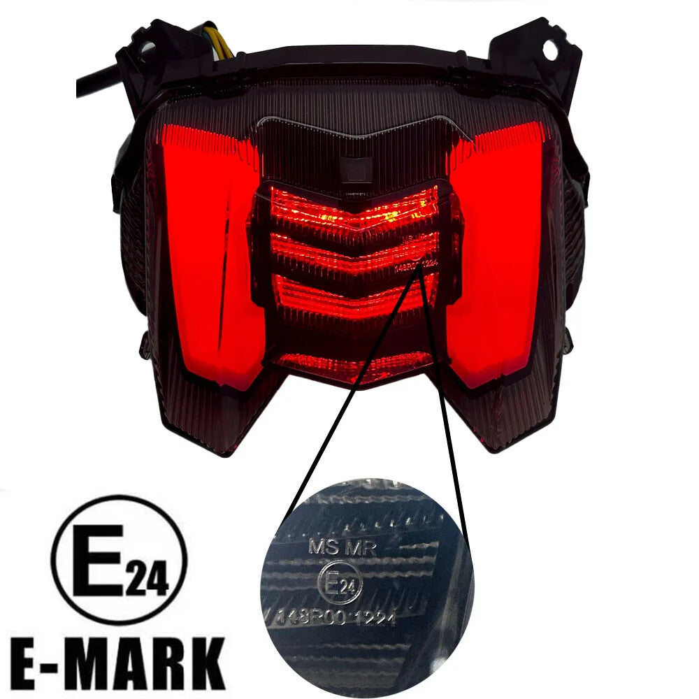 E-Mark LED Tail Light w/Turn Signal For Yamaha MT-09 MT09 FZ-09 FZ09 V 2018-2019