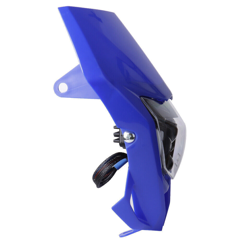 E24 LED Headlight DRL Blue Fairing For Yamaha WR250F WR450F TTR 250 400 426 450