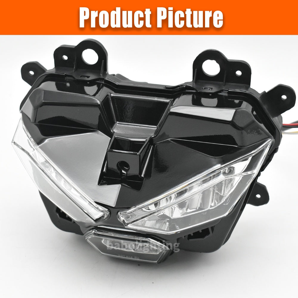 For Kawasaki Z 500 Z500 / Z500 ABS SE ER500 2024+ LED Headlight Assembly Hi-Low Beam Daytime Running Light
