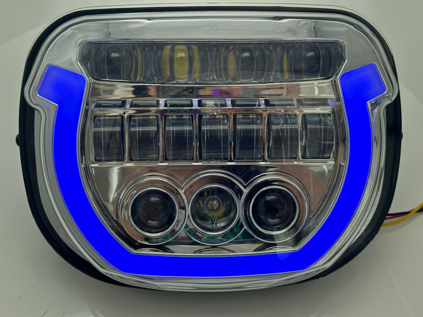 LED Headlight DRL Hi/Low For Street Glider 2024 FLHX CVO FLHXSE w/Blue Start up
