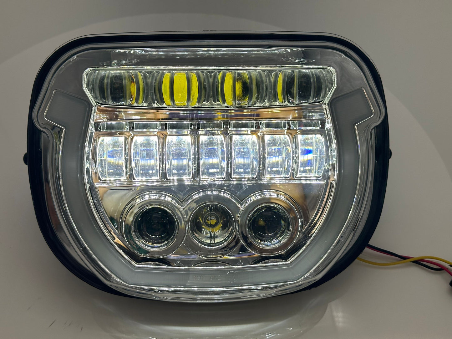 LED Headlight DRL Hi/Low For Street Glider 2024 FLHX CVO FLHXSE w/Blue Start up