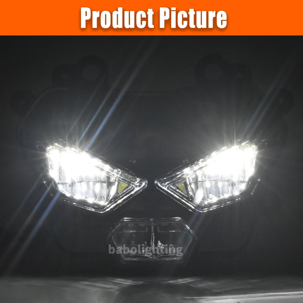 For Kawasaki Z 500 Z500 / Z500 ABS SE ER500 2024+ LED Headlight Assembly Hi-Low Beam Daytime Running Light