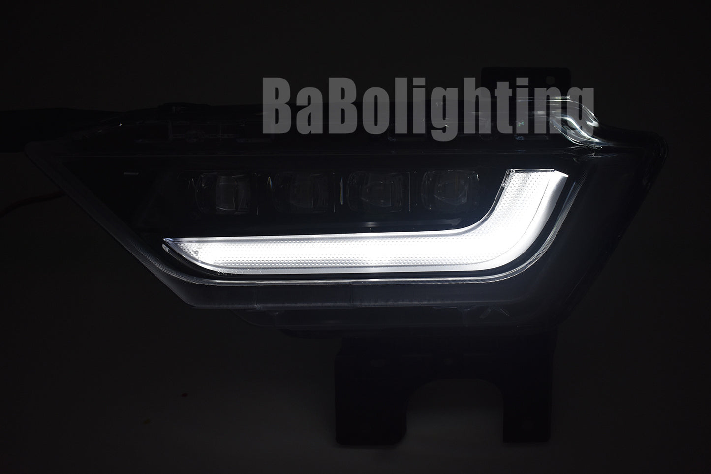 Quadruple LED Projector Fog Lights w/ Turn Signal DRL For 2021 2022 2023 Ford F150 F-150