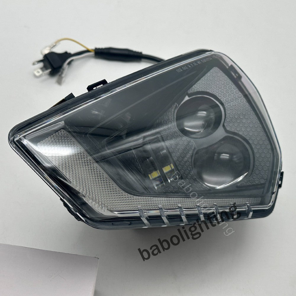 DOT LED Headlights with Turn Signal DRL for Can Am Ryker 600 900 Sport Rally 2019-2025