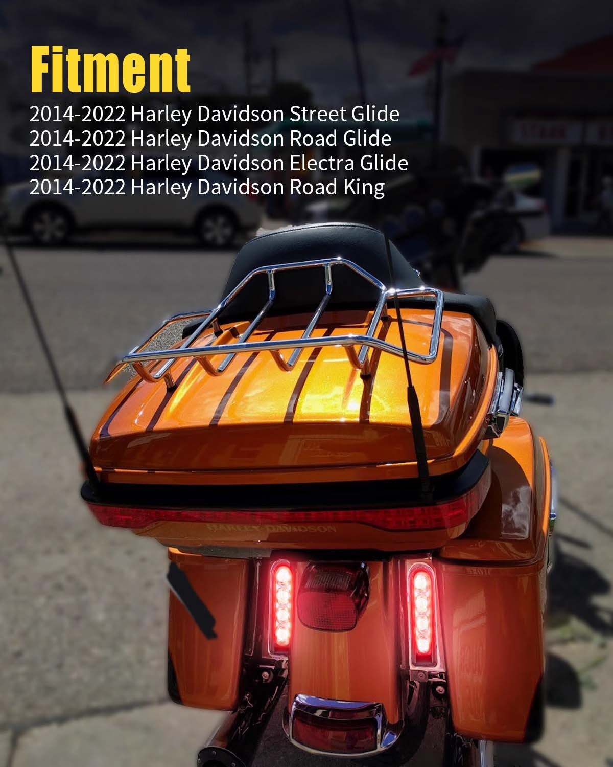 Bagger Led Rear Light For Harley Street Glide Road Glide Electra Glide Road King