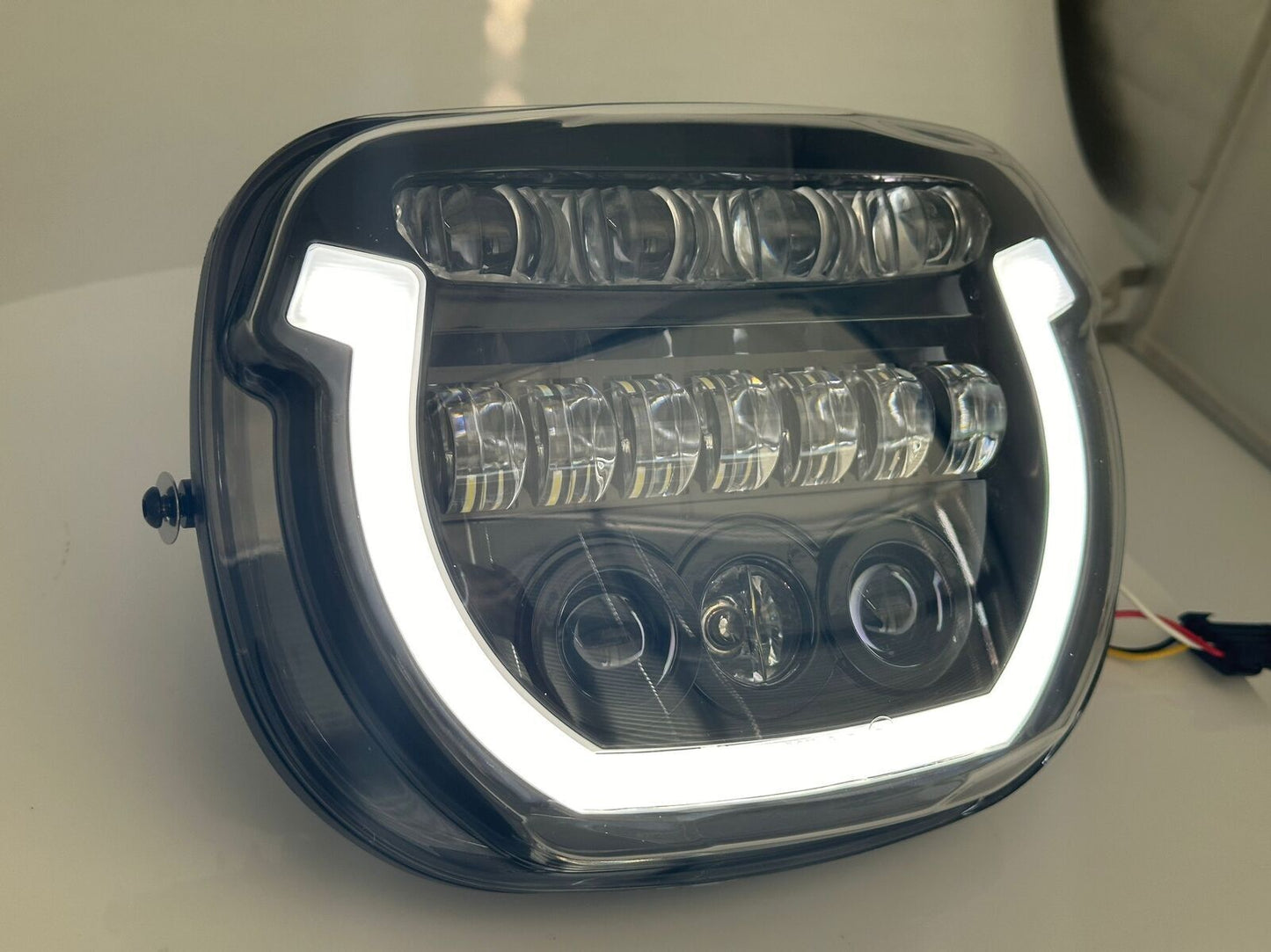 LED Headlight DRL Hi/Low For Street Glider 2024 FLHX CVO FLHXSE w/Blue Start up