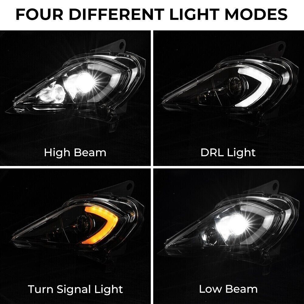 LED Headlight for Yamaha Raptor 700 700R SE Segunda Mano YFZ 450 450R 450X Raptor 250 350 Wolverine 350 450 2006-2025