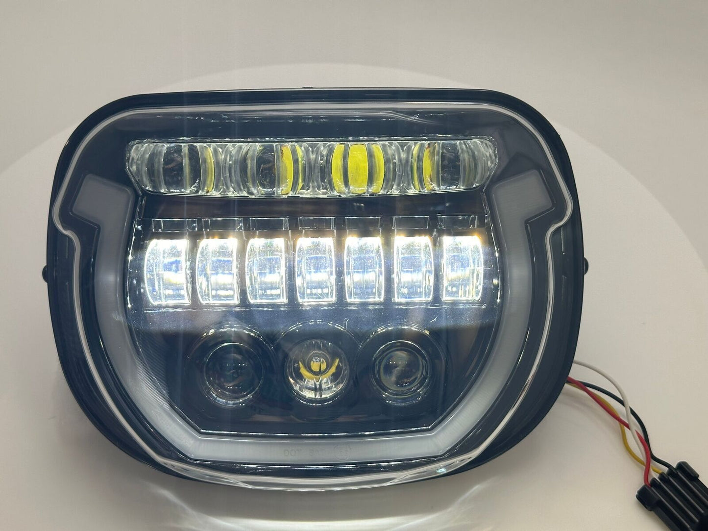 LED Headlight DRL Hi/Low For Street Glider 2024 FLHX CVO FLHXSE w/Blue Start up