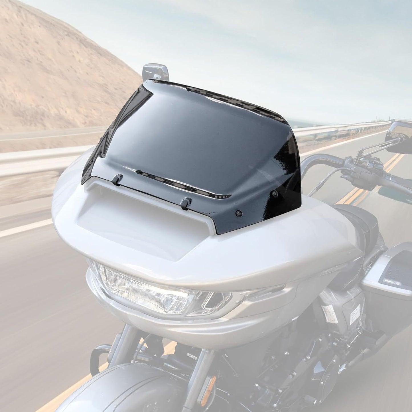 10" Windshield Windscreen For Harley Road Glide CVO FLTRXSE FLTRX FLTRXSTSE 2024