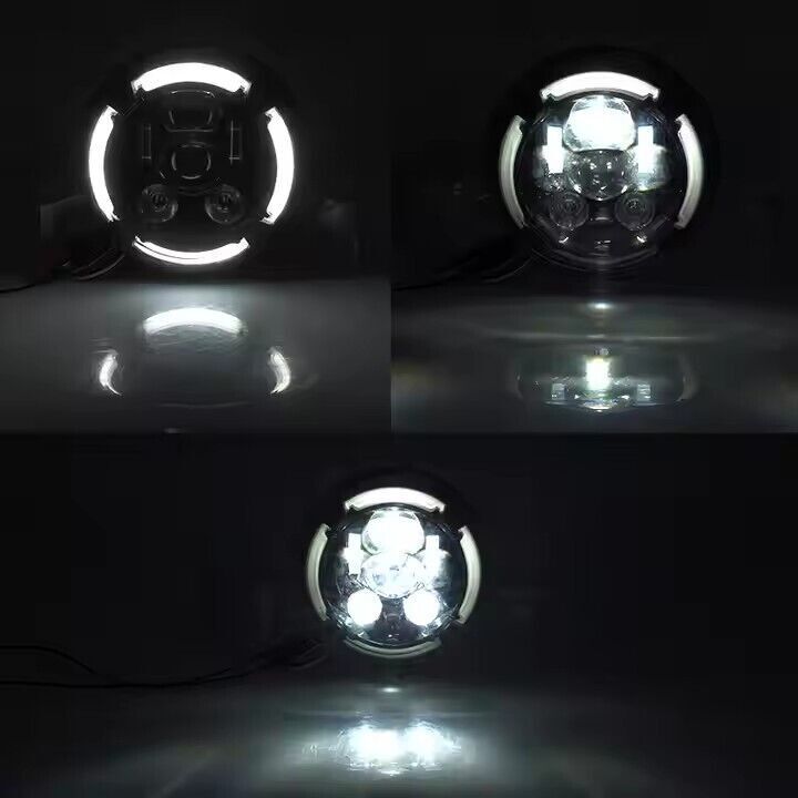 LED Headlight Assembly DRL Hi/Low Beam for Ducati 2016-2018 Scrambler models Plug and Play