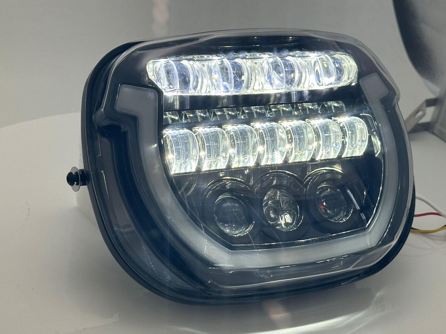LED Headlight DRL Hi/Low For Street Glider 2024 FLHX CVO FLHXSE w/Blue Start up