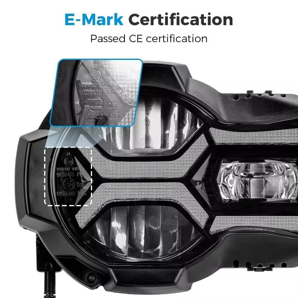 LED Headlight for BMW 2015-2019 R1200GS K50 /2013-2018 K51 Adventure Plug&Play