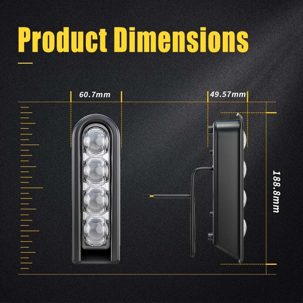 Bagger Led Rear Light For Harley Street Glide Road Glide Electra Glide Road King