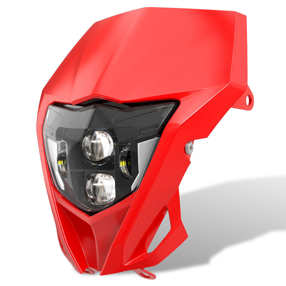LED Headlight +Switch Harness Kit for Honda CRF CRF250F CRF150L CRF250L CRF300L CRF450L CRF110F CRF125F