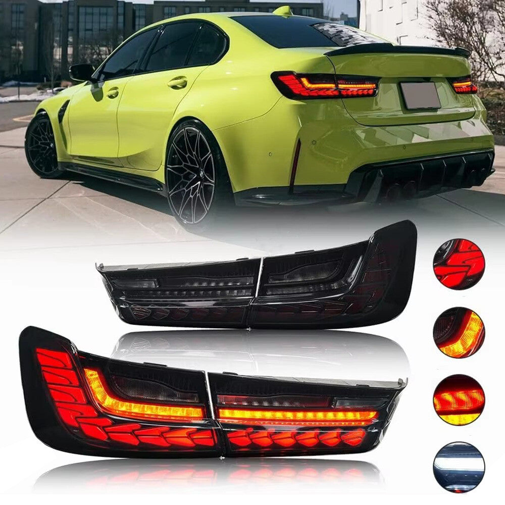 LED Rückleuchten SET Smoke dynamische Blinker OLED Funktion passt Für BMW G20 M3 320i 325i 330i 340i 2019 2020 2021 2022
