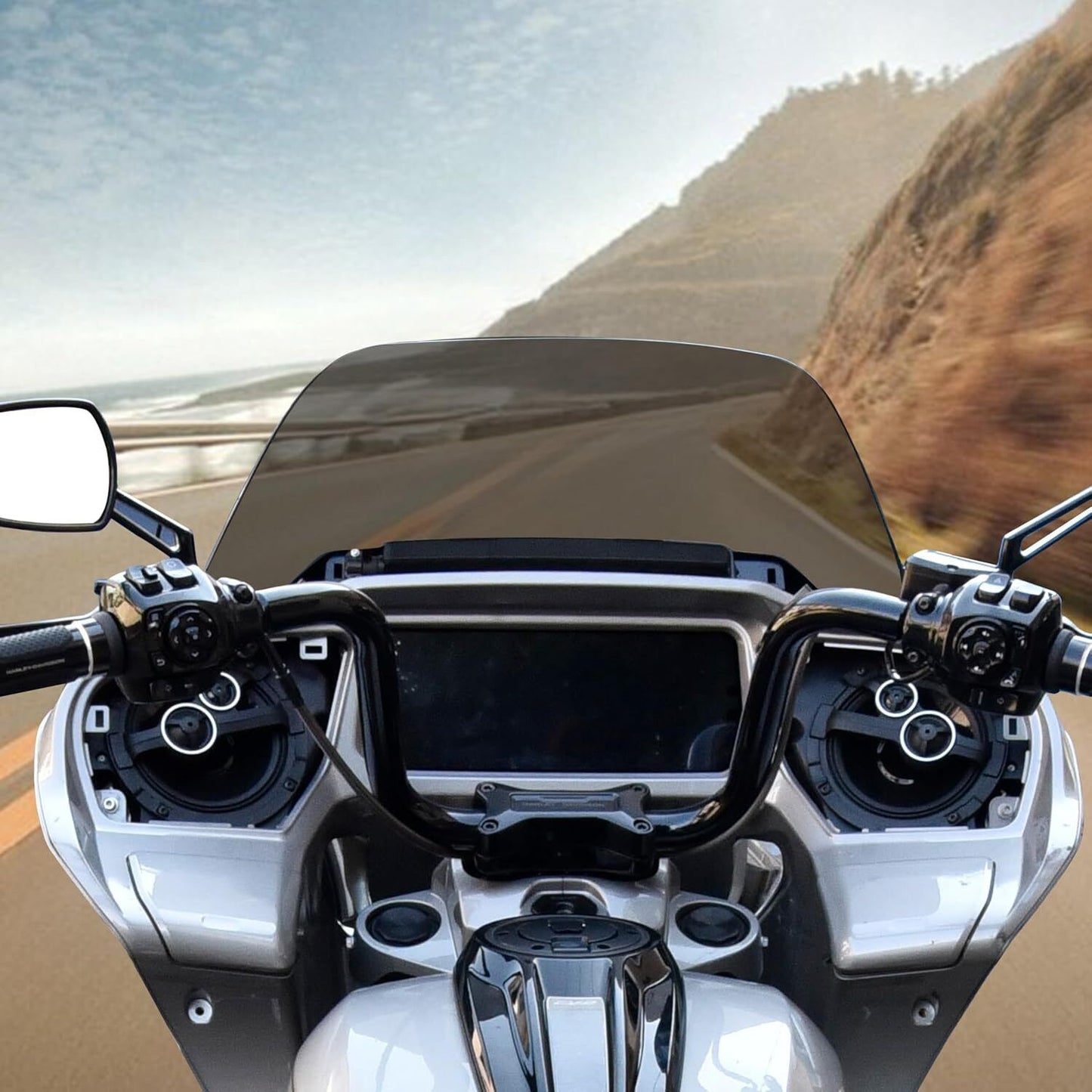 10" Windshield Windscreen For Harley Road Glide CVO FLTRXSE FLTRX FLTRXSTSE 2024