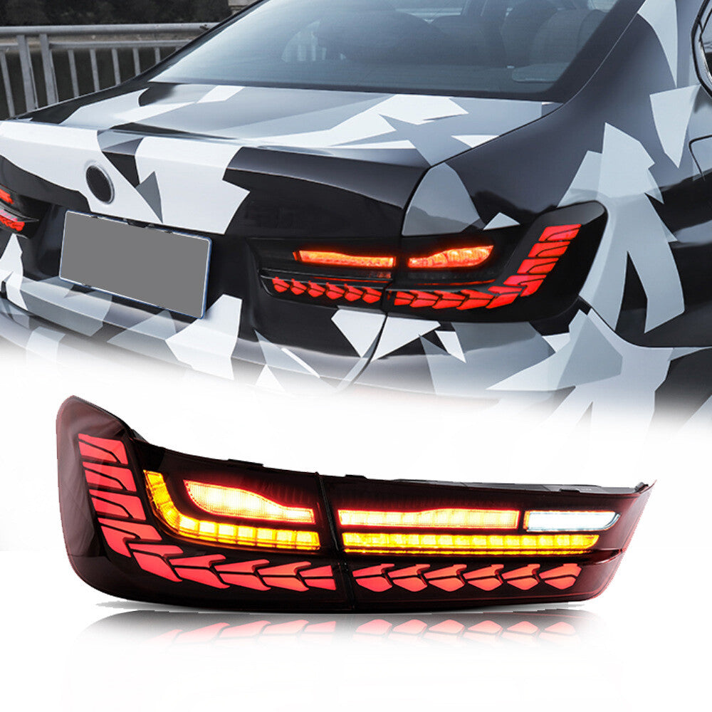 LED Rückleuchten SET Smoke dynamische Blinker OLED Funktion passt Für BMW G20 M3 320i 325i 330i 340i 2019 2020 2021 2022