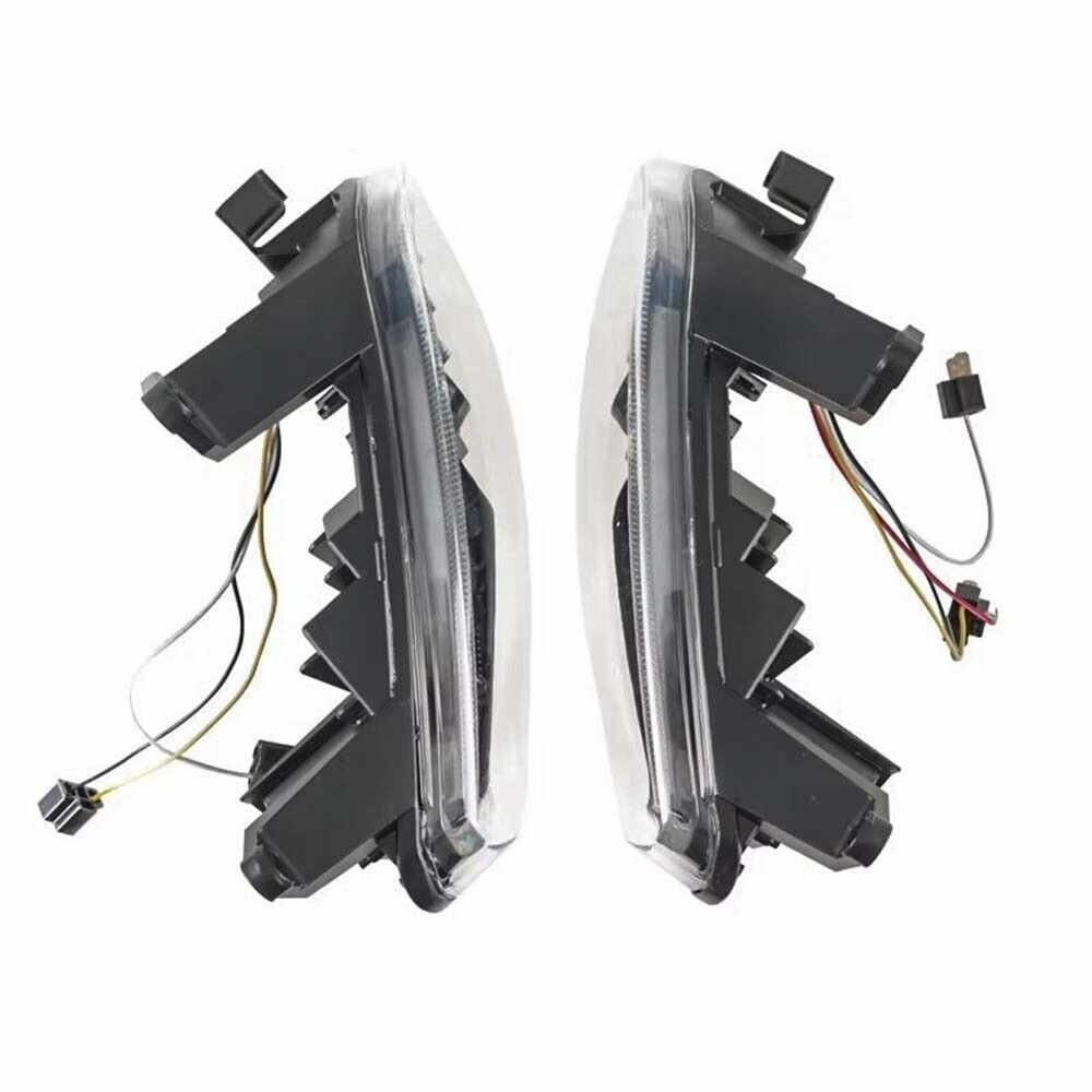 LED Headlights for Honda GL1800 Gold Wing 01-17 w/ Amber Sequential Turn Signal
