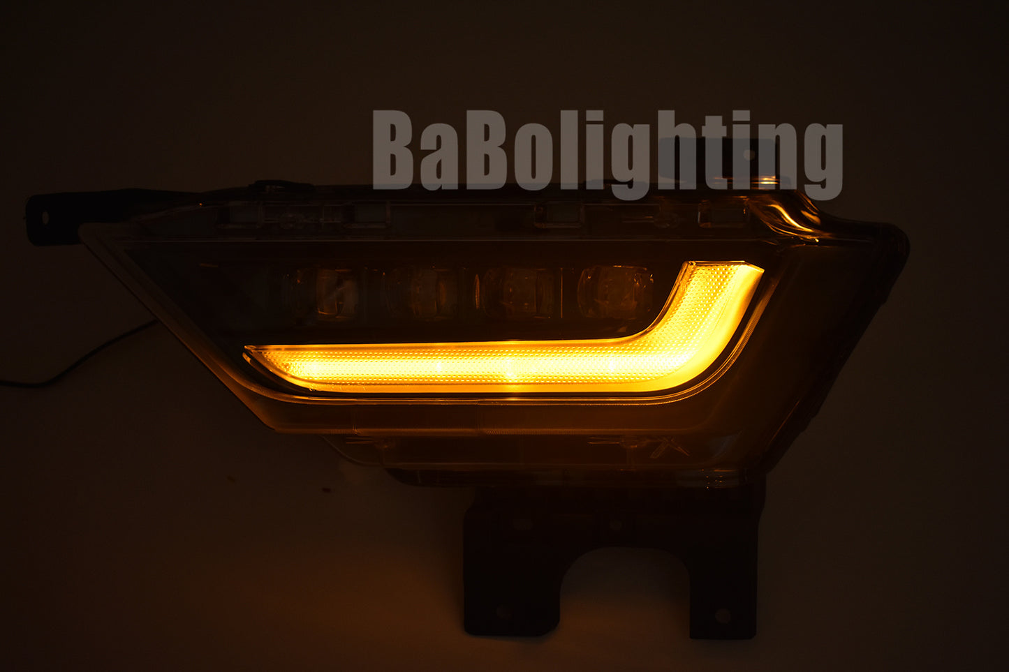 Quadruple LED Projector Fog Lights w/ Turn Signal DRL For 2021 2022 2023 Ford F150 F-150