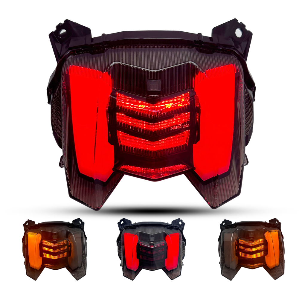 E-Mark LED Tail Light w/Turn Signal For Yamaha MT-09 MT09 FZ-09 FZ09 V 2018-2019