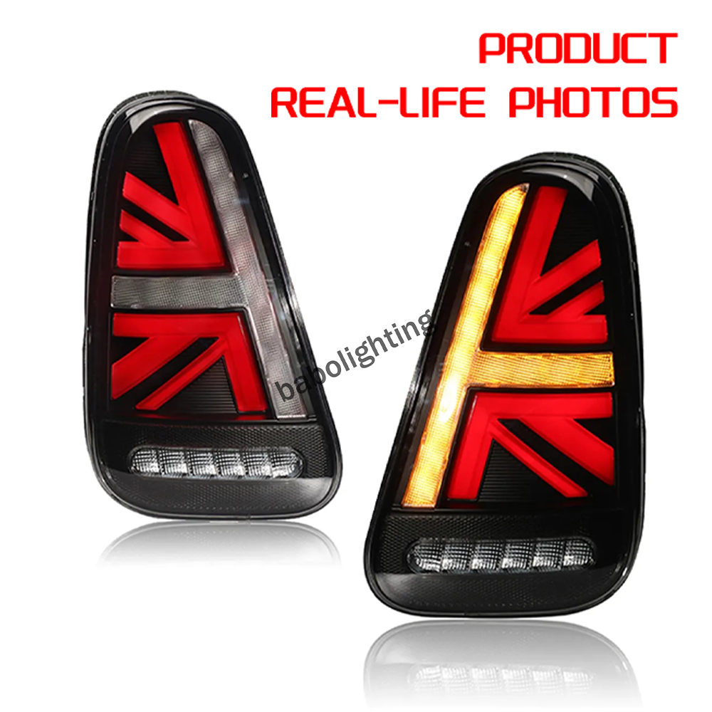 For BMW Mini R50 R52 R53 Cooper 2002-2006 Pair Smoke Car LED Rear Lamps Taillights