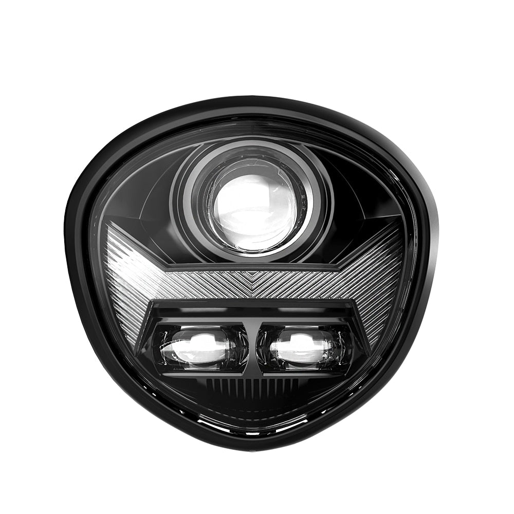 E24 Approved Led Headlight Projector High Low Beam Adjustable for Yamaha Motors 2007-2017 V Star 1300 XVS 1300