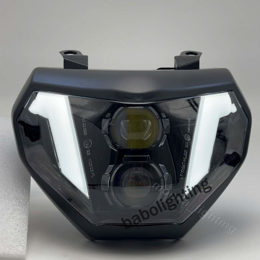Für Yamaha MT09 MT-09 FZ09 2014 2015 2016 E24 LED Scheinwerfer mit Fern- und Abblendlicht Tagfahrlicht Plug&Play