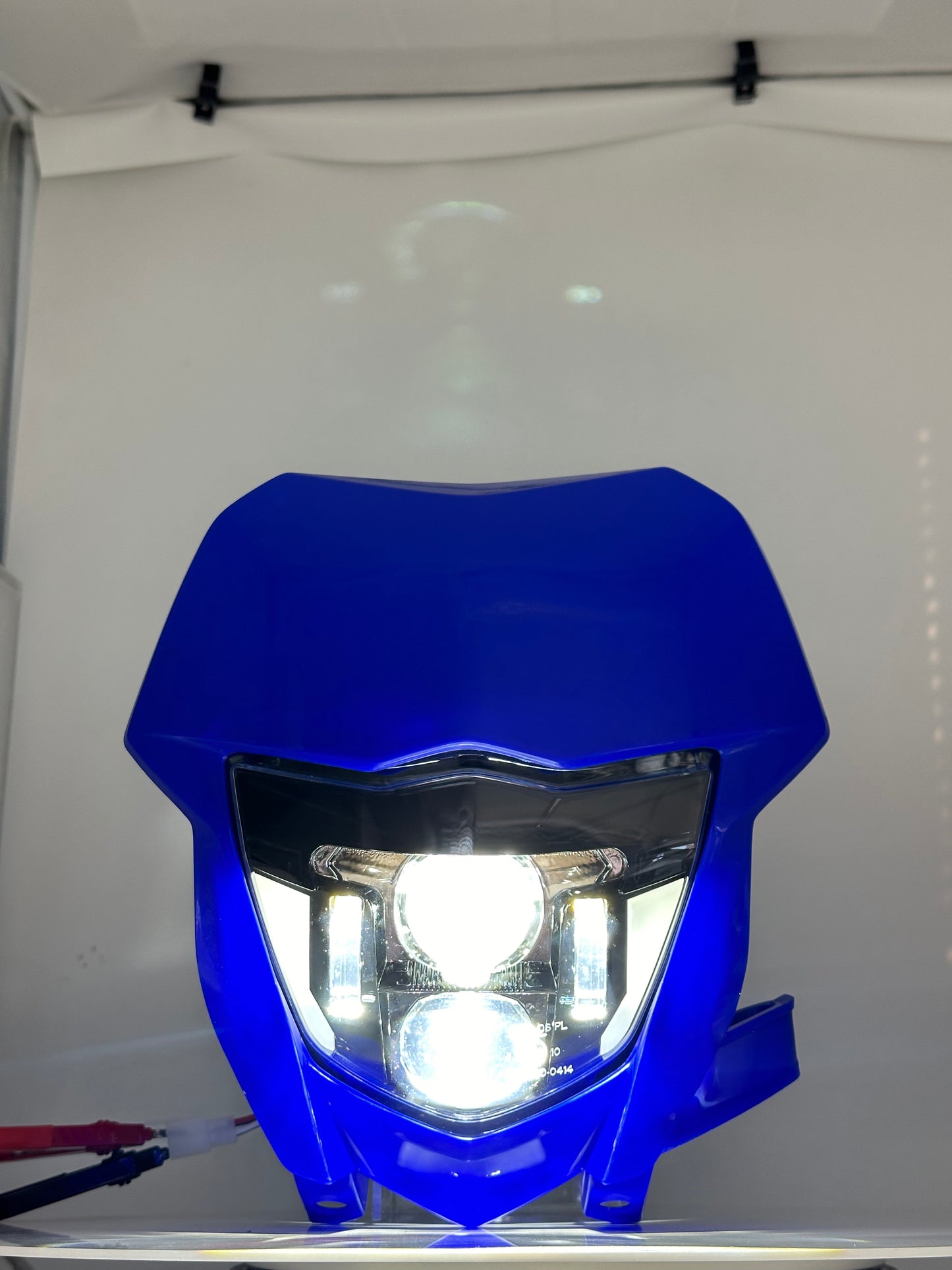 LED Headlight w/ Blue Fairing for Yamaha Enduro Supermoto WR250F WR450F 2020-Up