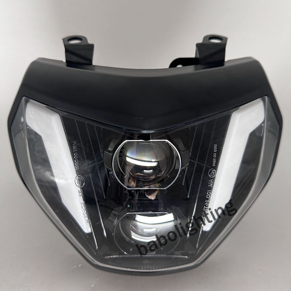 Für Yamaha MT09 MT-09 FZ09 2014 2015 2016 E24 LED Scheinwerfer mit Fern- und Abblendlicht Tagfahrlicht Plug&Play