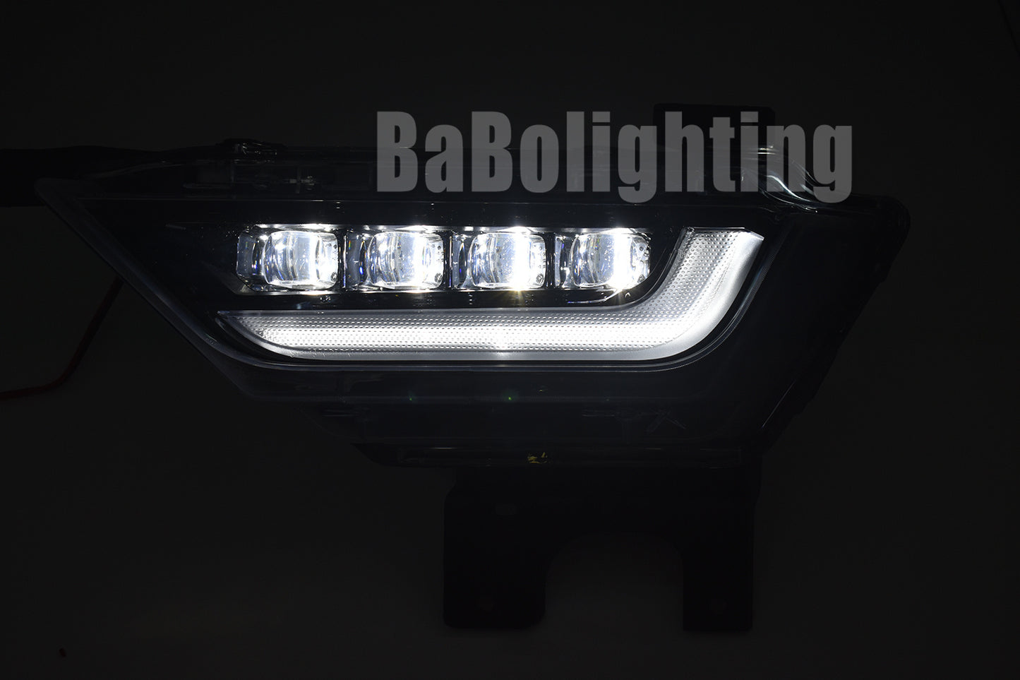Quadruple LED Projector Fog Lights w/ Turn Signal DRL For 2021 2022 2023 Ford F150 F-150