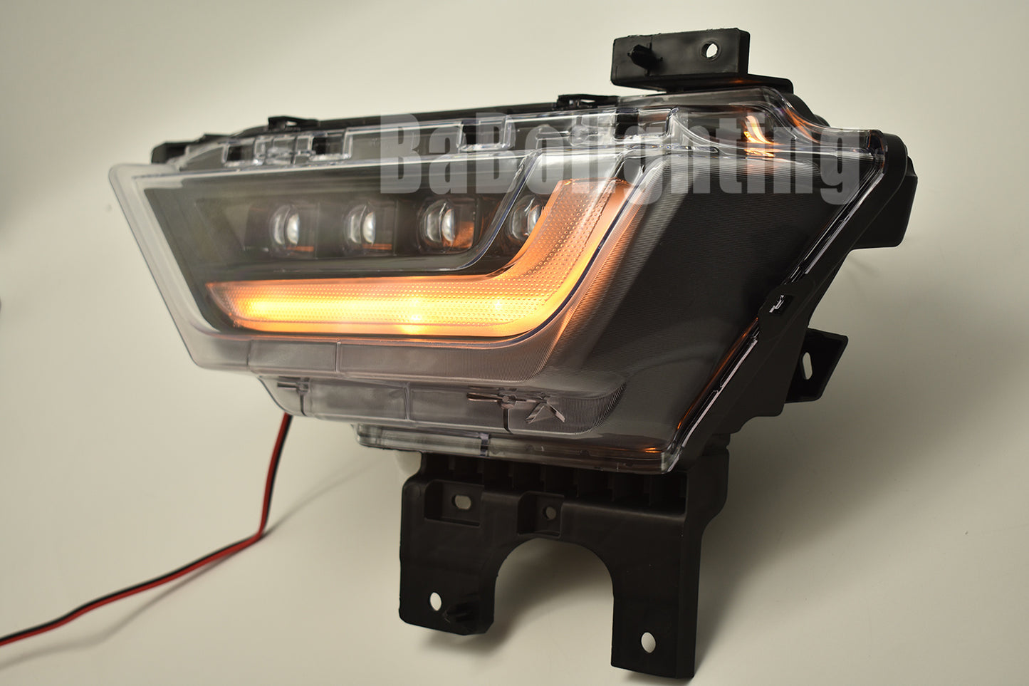 Quadruple LED Projector Fog Lights w/ Turn Signal DRL For 2021 2022 2023 Ford F150 F-150
