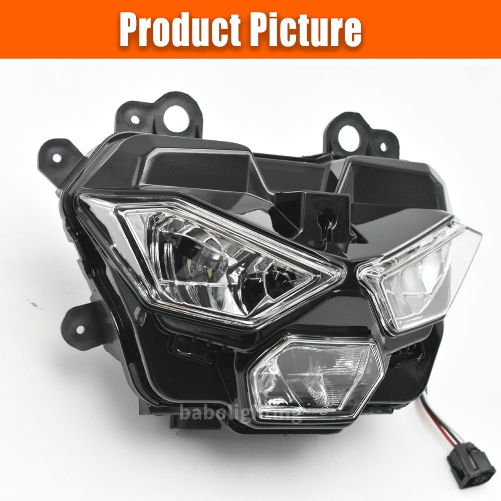 For Kawasaki Z 500 Z500 / Z500 ABS SE ER500 2024+ LED Headlight Assembly Hi-Low Beam Daytime Running Light