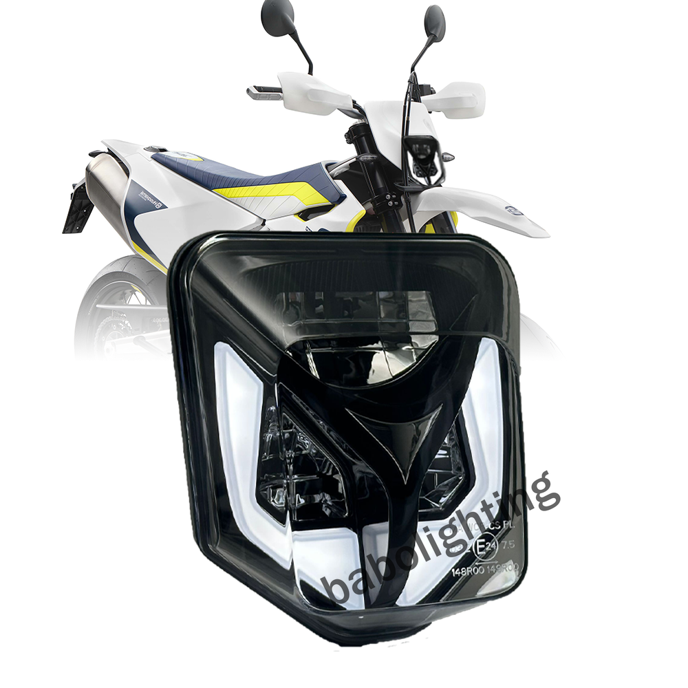 Für Husqvarna 701 SuperMoto 501 300 450 350 250 LED Scheinwerfer DRL Hi/Low Beam