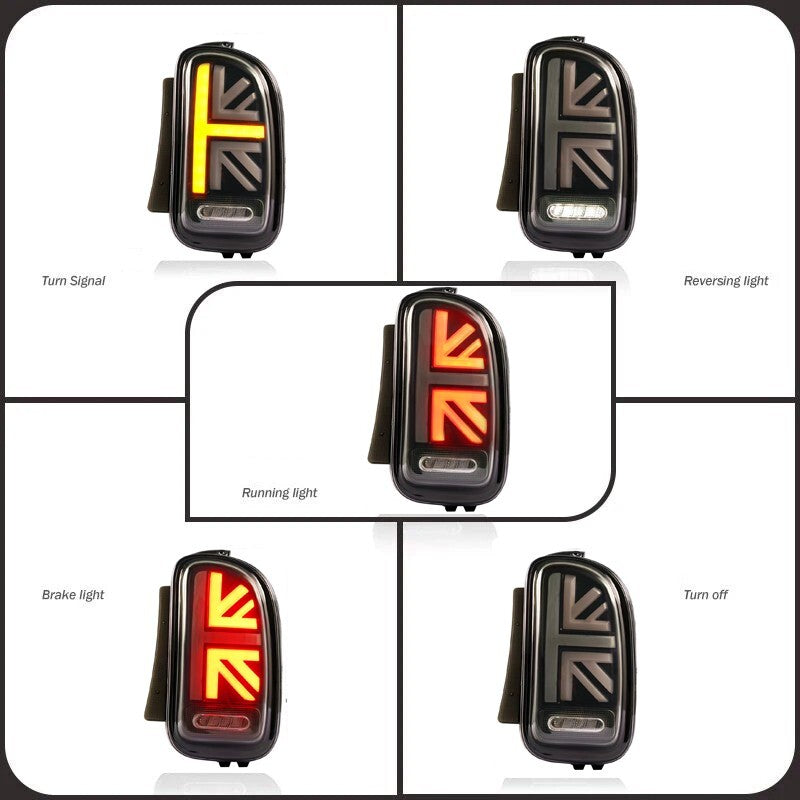 For BMW MINI Cooper Clubman R55 2007-2014 Rear Brake Lamp Pair LED Tail Lights