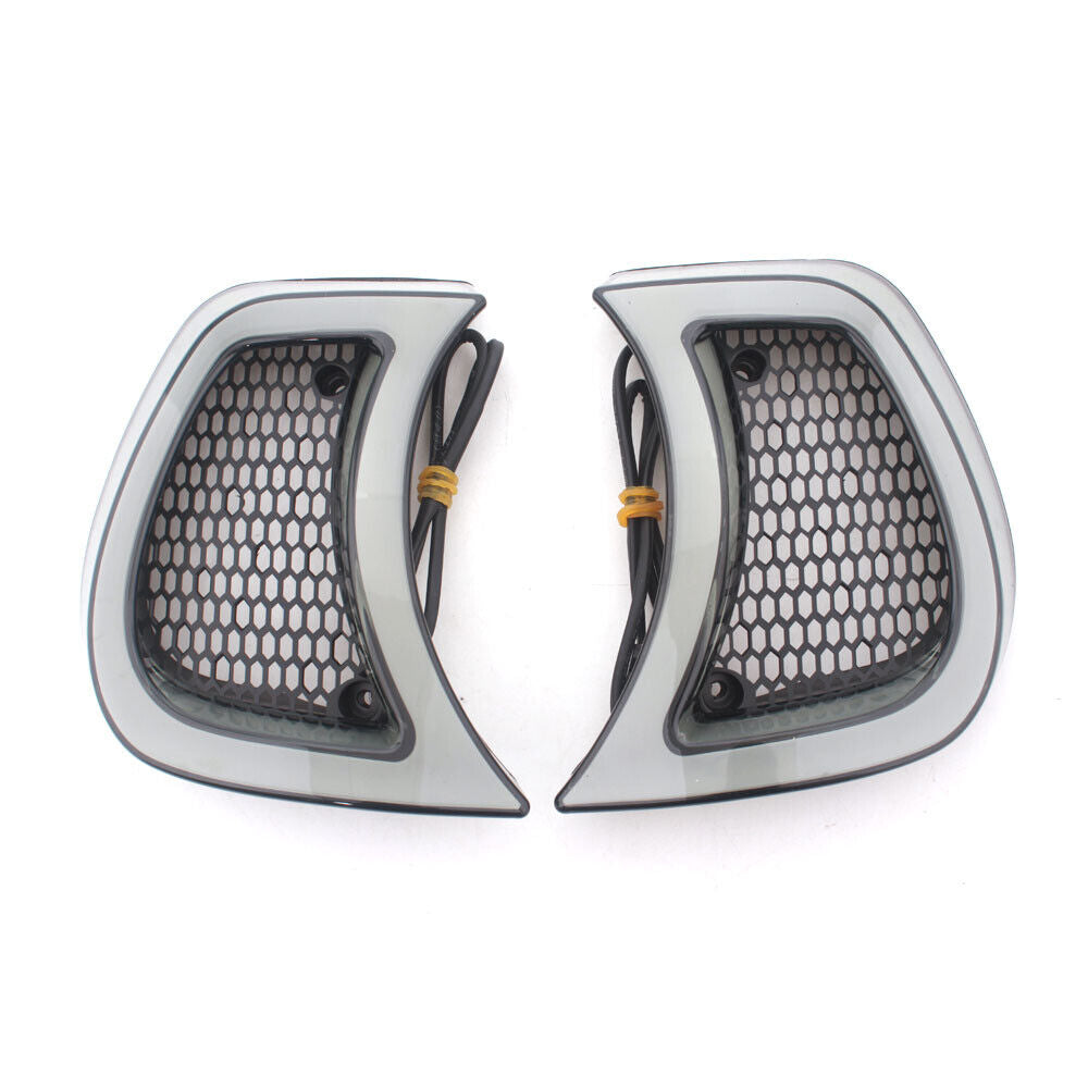 Fairing Vent Side Amber LED Turn Signals Light For Road Glide 2015-2013 Plug&Play