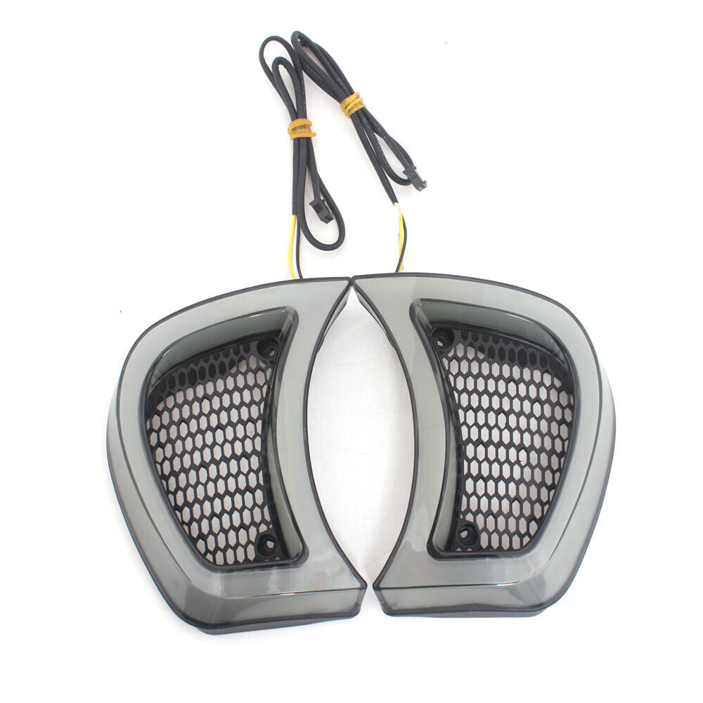 Fairing Vent Side Amber LED Turn Signals Light For Road Glide 2015-2013 Plug&Play