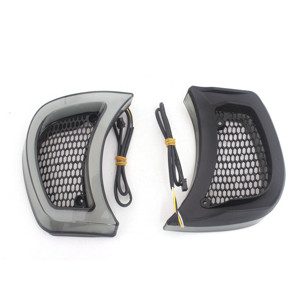 Fairing Vent Side Amber LED Turn Signals Light For Road Glide 2015-2013 Plug&Play