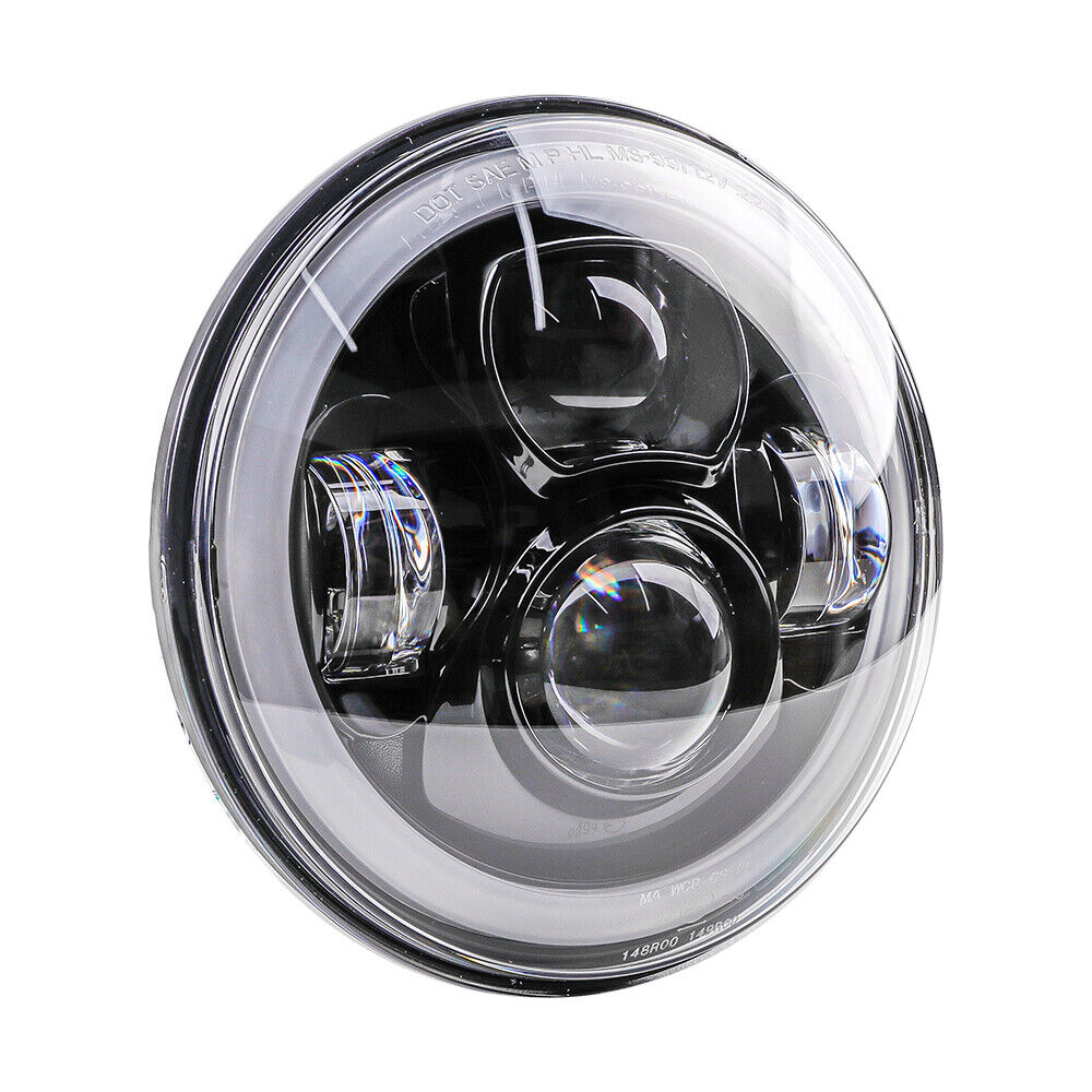 Paar 7 Zoll LED Scheinwerfer für Land Rover Defender Jeep VW T3 G Klasse