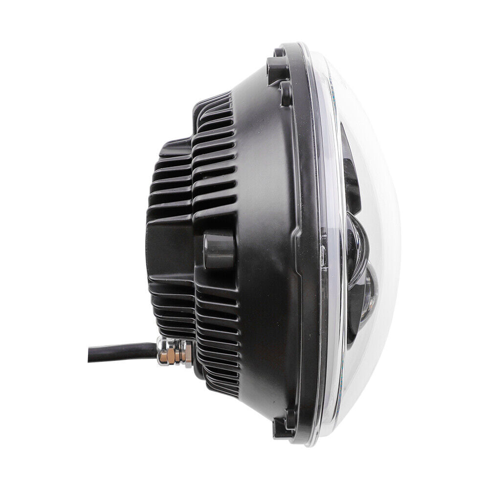Paar 7 Zoll LED Scheinwerfer für Land Rover Defender Jeep VW T3 G Klasse